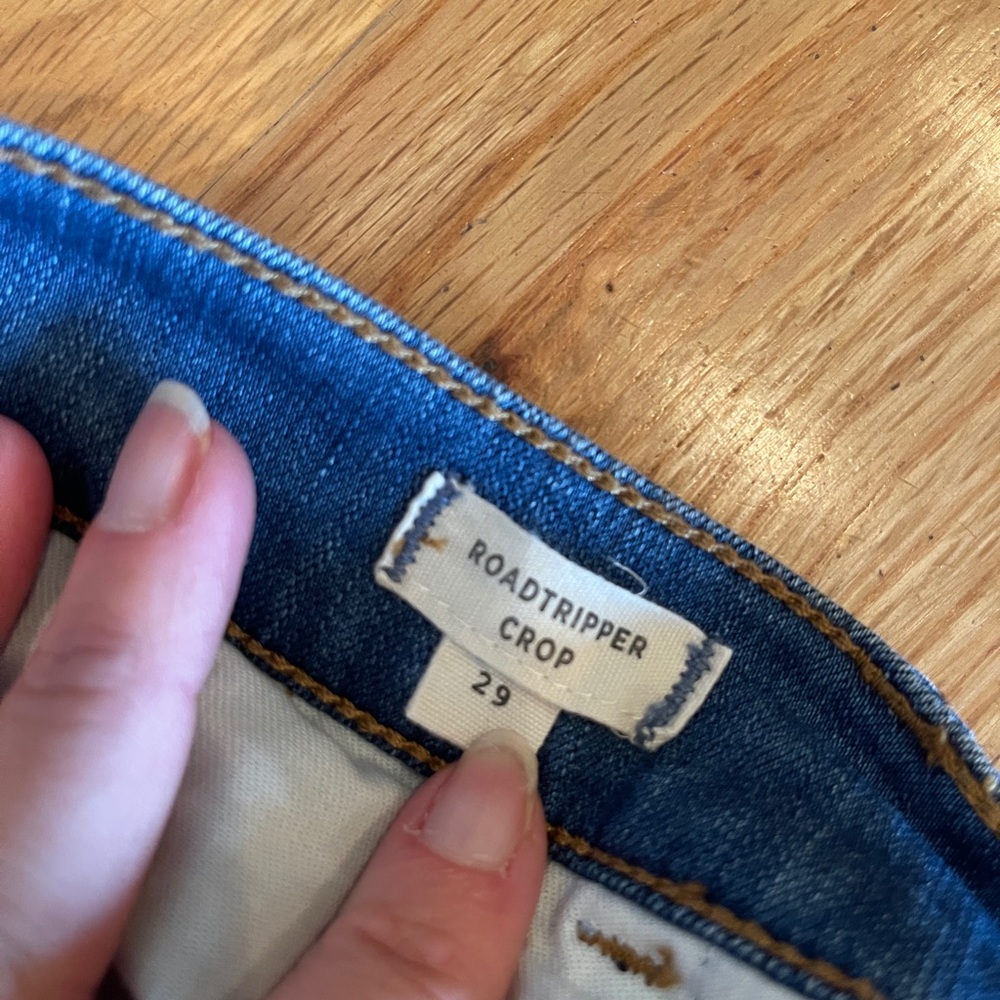 Madewell Roadtripper Crop. Size 29. Inseam 26.